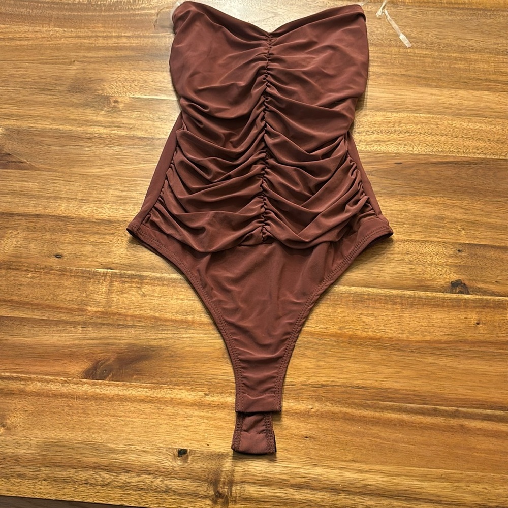 Ruched Bodysuit